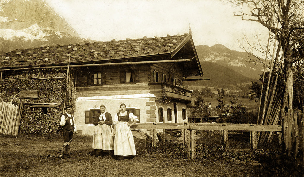 Der Schedererhof um 1900